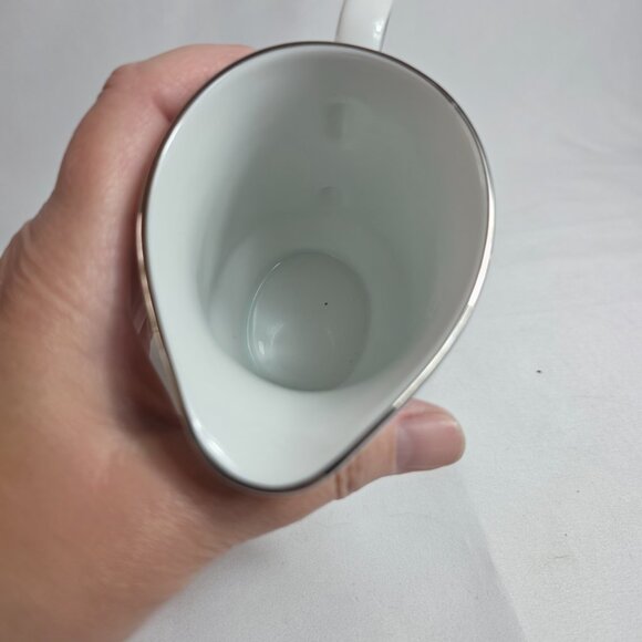 Johann Haviland Forever Spring Creamer White Floral Rim & Center - Picture 15 of 16